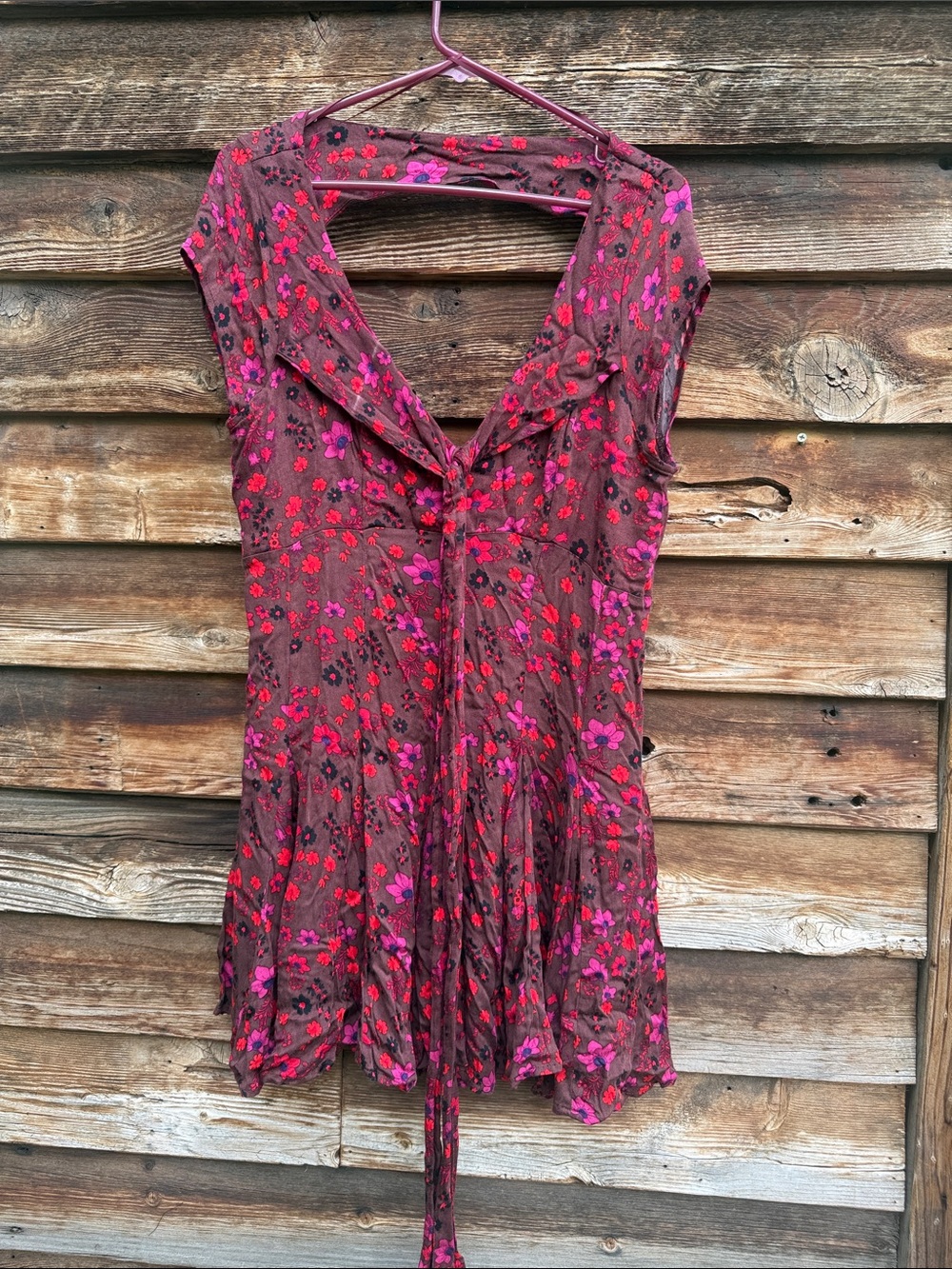Free people mini dress floral